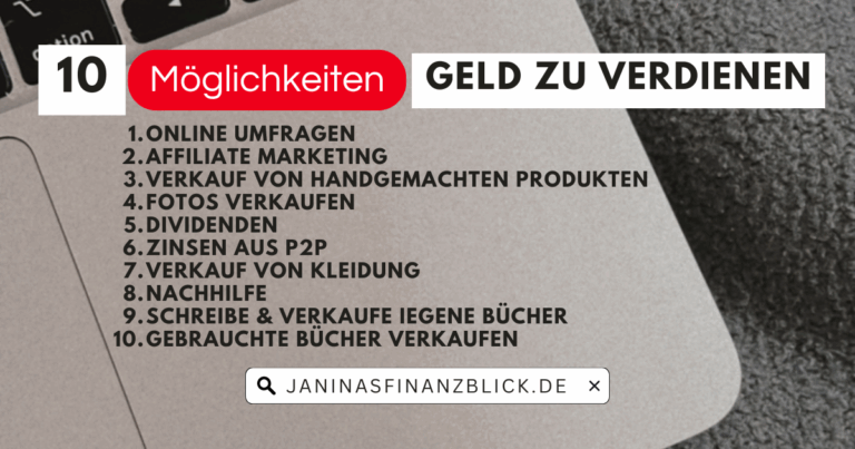 10 Möglichkeiten Geld zu verdienen