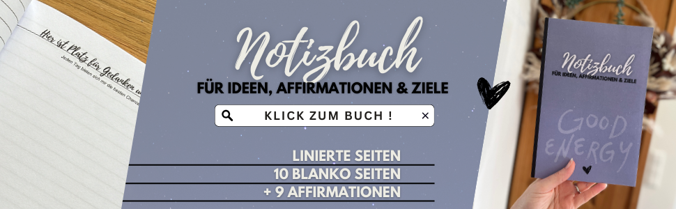 Notizbuch Affirmationen